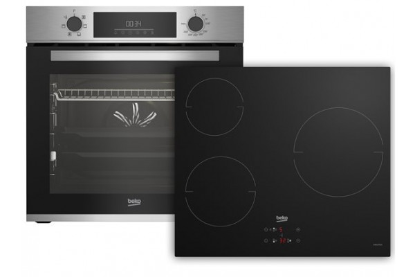 Conjunto Horno+ Placa de Inducción Beko BBSE12340XD A - Horno+Placa -  Electrodomésticos :: Electroprecio.com