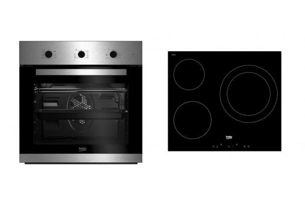 Conjunto Horno + Placa Beko BSE22121X :: Electroprecio.com
