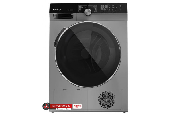 Secadora Evvo Pure S10DX 10Kg Inox INSTALACIÓN Y RECOGIDA INCLUIDA
