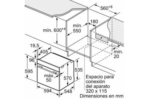 Horno Pirolitico Siemens HB574ABR0S E (A) :: Electroprecio.com