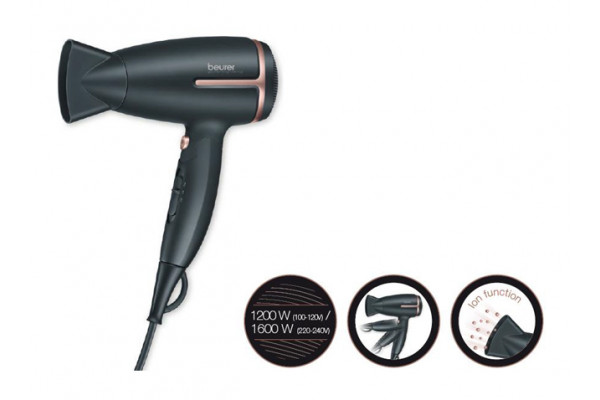Secador de Pelo de Viaje Beurer HC25 ::