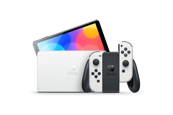 Nintendo Switch Versión Oled Blanca Incluye Base/ Mandos Joy-Con