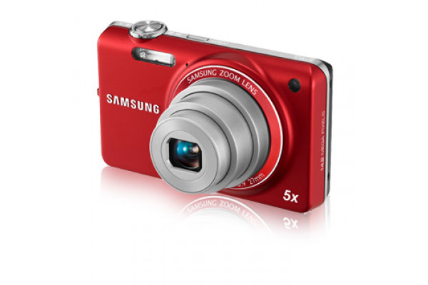 Cámara Samsung ST65 Roja Funda Bateria ::